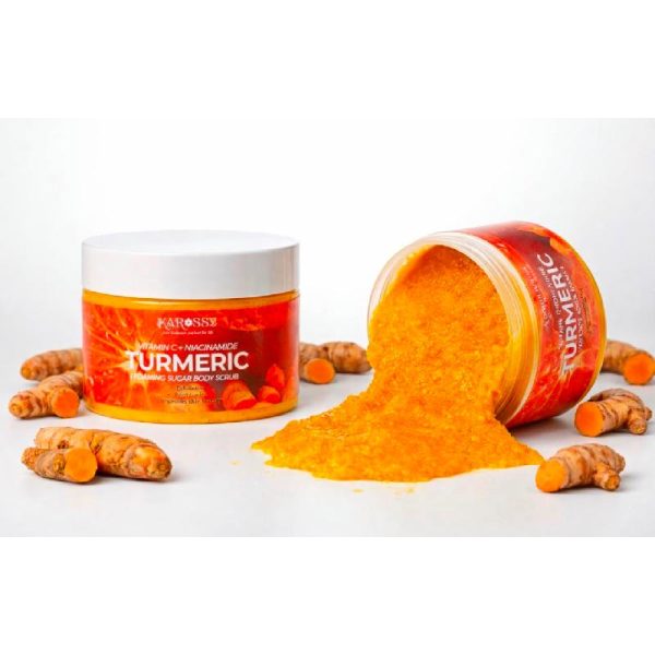 Vitamin C + Niacinamide Turmeric foaming sugar body scrub